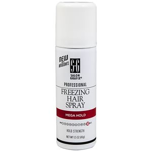 Salon Grafix Professional Freezing Hair Spray Styling Mist, Mega Hold