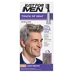 Just For Men Touch of Gray Hair Treatment, Light Brown - Gray T-25