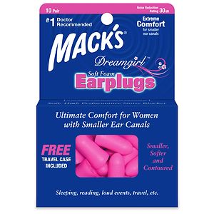 Mack's Dreamgirl Soft Foam Earplugs