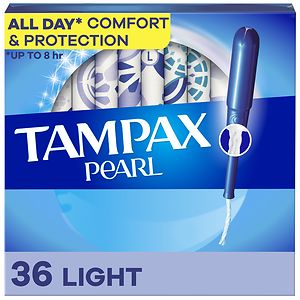 Tampax Pearl Tampons with Plastic Applicator