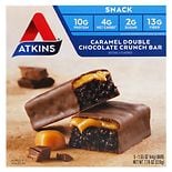 Atkins Advantage Snack Bars, 5 Caramel Double Chocolate Crunch