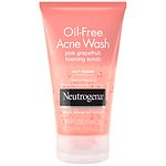 Neutrogena Oil-Free Acne Wash Foaming Scrub, Pink Grapefruit