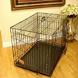 Majestic Pet Products Double Door Folding Dog Crate Cage 24 inchSmall 24in