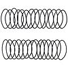 Scunci No Damage Elastics Hair TiesMedium Black