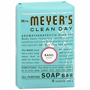 Mrs. Meyer's Clean Day All Purpose Soap Bar, Basil Mrs. Meyer's Clean Day All Purpose Soap Bar, Basil
