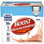 Glucose Control Nutritional Drinks 6 Pack 8 oz Bottles Creamy Strawberry wag-Glucose Control Nutritional Drinks 6 Pack 8 oz Bottles Creamy Strawberry