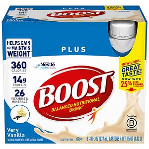 Boost Plus Nutritional Energy Drink 8oz 6 Pack Very Vanilla image