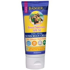 Badger Lightly Scented Sunscreen SPF 30, Lavender