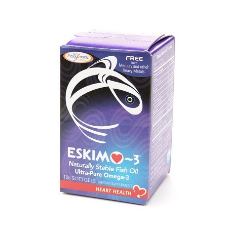 UPC 763948022977 product image for Enzymatic Therapy Eskimo-3 Naturally Stable Fish Oil Softgels | upcitemdb.com