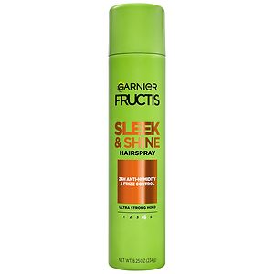 Garnier Fructis Style Sleek & Shine Anti-Humidity Hairspray, Ultra Strong