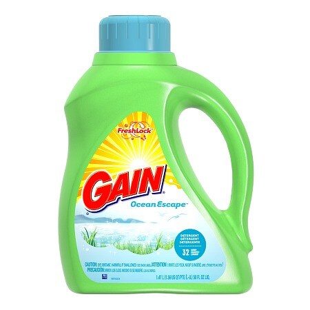 UPC 037000127642 product image for Gain Liquid Detergent with Fresh Lock, 32 Loads Ocean Escape | upcitemdb.com
