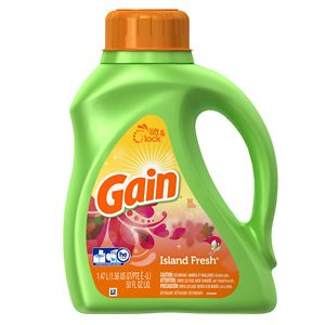 Gain Liquid Detergent, 2x Concentrated, 32 Loads Island Fresh