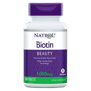 Natrol Biotin, 1000mcg, Tablets