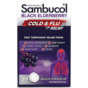Sambucol Cold & Flu Relief Tablets