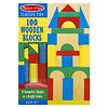 Melissa and Doug 100 Wood Blocks Set, Ages 3+