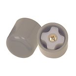 Drive Medical Deluxe Walker Glide Caps-Pair - Gray