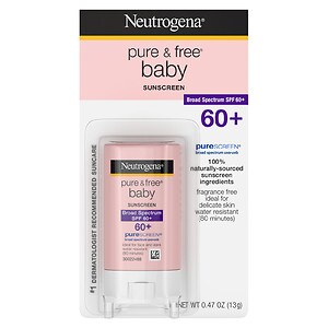 Neutrogena Pure & Free Baby Sunblock SPF 60+, Stick