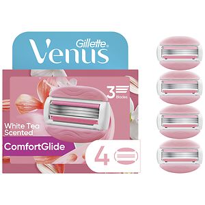 Gillette Venus Spa Breeze 2-in-1 Shaving Cartridges with Shave Gel Bars White Tea image