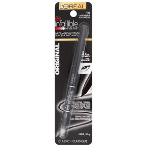 L'Oreal Infallible Never Fail Eyeliner, Carbon Black 591