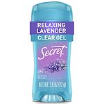 Secret Scent Expressions Antiperspirant & Deodorant Crystal Clear Gel, Ooh-La-La Lavender