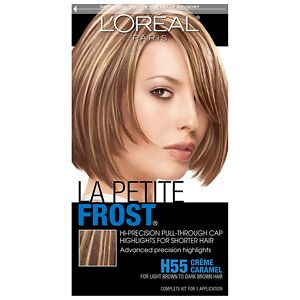 L'Oreal La Petit Frost Pull-Through Cap Highlights, La Petite Frost H55 Creme Caramel