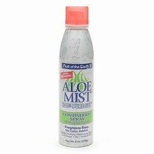 Fruit Of The Earth Aloe Vera Aloe Mist100% Pure Gel Continuous Spray