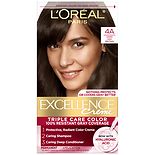 L'Oreal Excellence Triple Protection Permanent Hair Color Creme Dark Ash Brown 4A Cooler