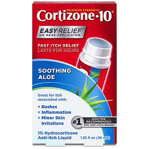 Cortizone 10 Hydrocortisone Anti-Itch Liquid, Easy Relief Applicator