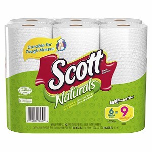 Scott Naturals Paper Towels, Choose-a-Size, Mega Roll