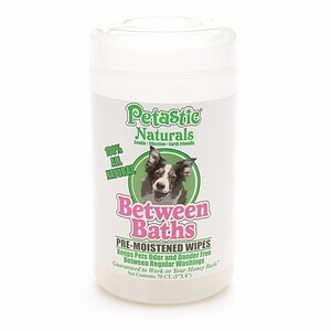 Petastic Naturals Between Baths Pre-Moistened Towels