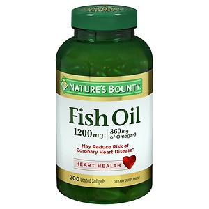 Nature's Bounty Odorless Fish Oil, 1200mg, Softgels