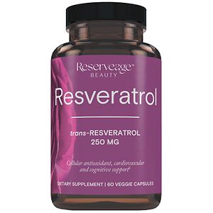 ReserveAge Organics Resveratrol, 250mg, Vegetarian Capsules