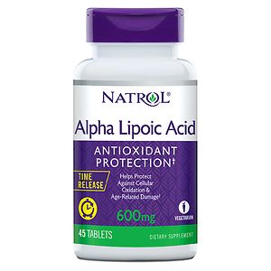 Natrol Alpha Lipoic Acid TR, Time Release, 600mg, Tablets