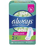 Always Fresh Ultra Thin Long Super Pads with Flexi Wings, 40 eaSuper, 40 ea Super Absorbency