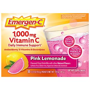 Emergen-C Pink 1000 mg Vitamin C, Pink Lemonade