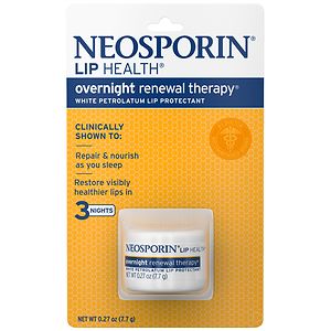 Neosporin Lip Health, Overnight Renewal Therapy