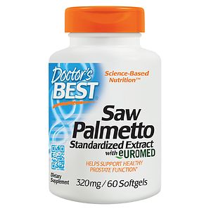 Doctor's Best Saw Palmetto Standardized Extract, 320mg, Softgels
