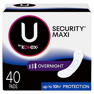 Kotex Natural Balance Overnight Maxi Pads