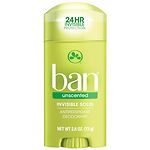 Ban Invisible Solid, Antiperspirant & Deodorant, Unscented