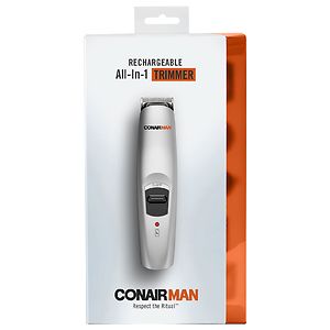 Conair 13 Piece Rechargeable Beard/Mustache Professional Multi-Use Trimmer, GMT189GB image