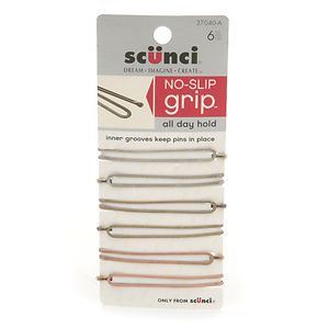 Scunci No-Slip Grip Oval Bobby Pins