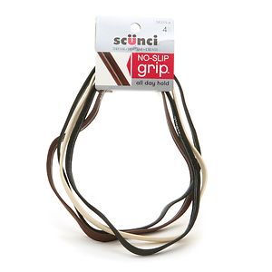 Scunci No-Slip Grip Headwraps, Assorted Colors
