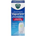 Vicks Advanced Soothing Vapors, Mini Waterless Vaporizer with Nightlight