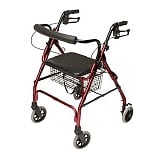 Walkabout Lite 4 Wheel RollatorBurgundy wag-Walkabout Lite 4 Wheel RollatorBurgundy