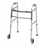 Dual Release Walker with Wheels wag-Dual Release Walker with Wheels