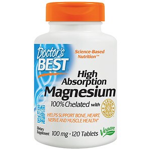 Doctor's Best 100% Chelated Magnesium, Tablets