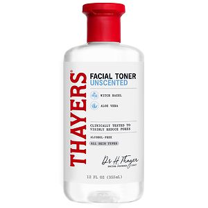 Thayers Alcohol-Free Unscented Witch Hazel with Organic Aloe Vera Formula Toner Thayers Alcohol-Free Unscented Witch Hazel with Organic Aloe Vera Formula Toner