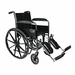 Travelers SE Steel Wheelchair Standard with Fixed Full Arms and Elevating LegresBlack wag-Travelers SE Steel Wheelchair Standard with Fixed Full Arms and Elevating LegresBlack
