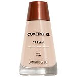 CoverGirl Clean Liquid Makeup, Ivory 105