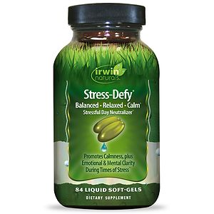 Irwin Naturals Stress-Defy Liquid Soft-Gels Stressful Day Neutralizer
